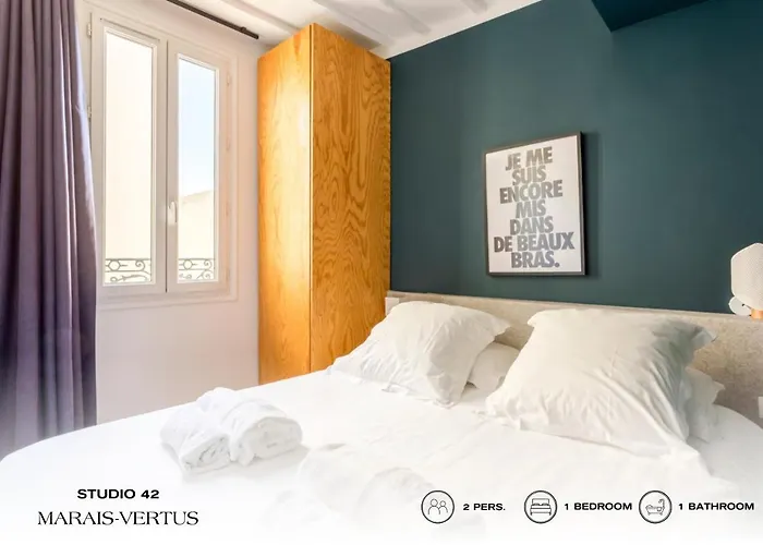 아파트 Beauquartier - Marais Vertus 파리