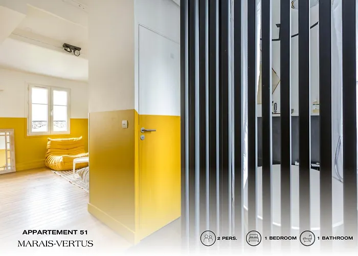 Beauquartier - Marais Vertus 아파트 *