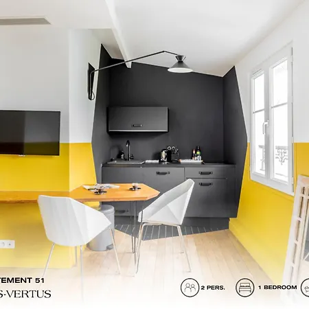 Beauquartier - Marais Vertus Lägenhet