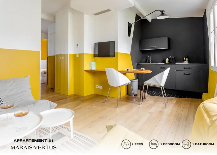 Апартаменты Beauquartier - Marais Vertus *