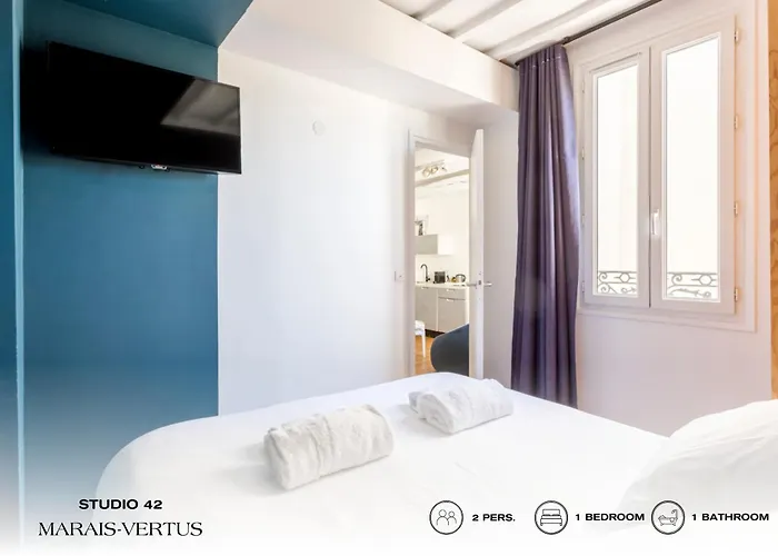 Апартаменты Beauquartier - Marais Vertus *