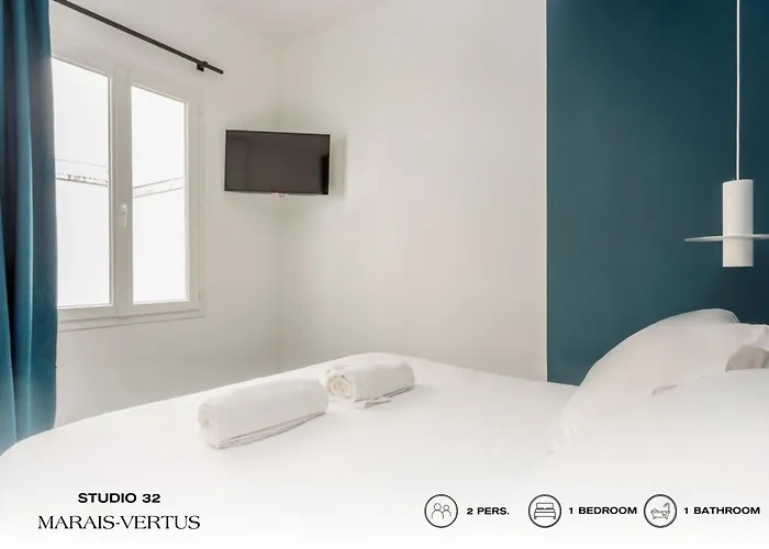 Апартаменты Beauquartier - Marais Vertus *