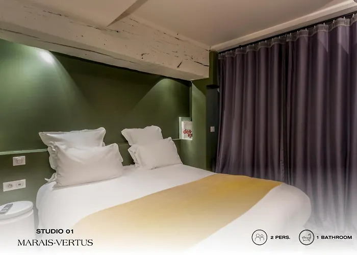 Апартаменты Beauquartier - Marais Vertus